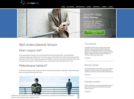 Basic web package sample