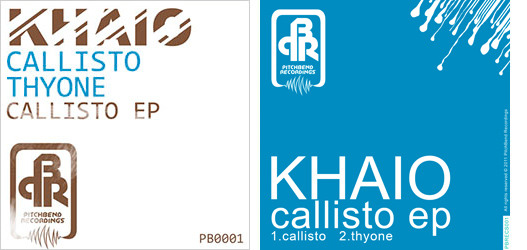 Graphic design for electronic music album release at digital label in Cyprus