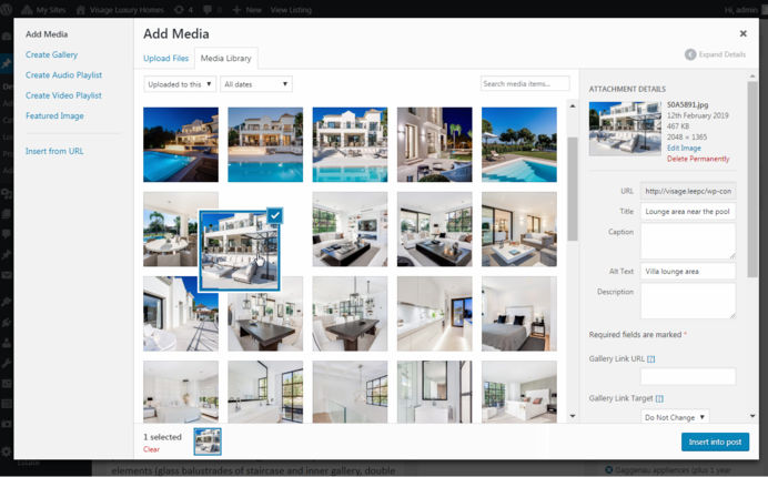 Real estate photo manager