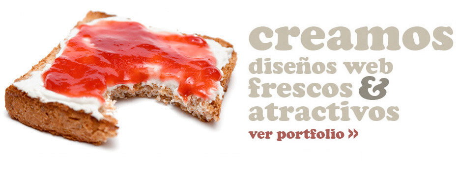 Creamos diseños web frescos y actractivos
