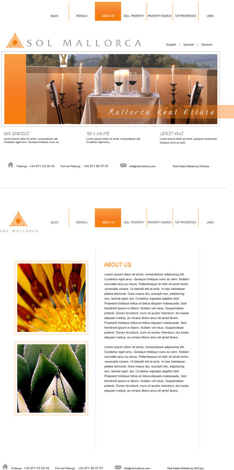 Unique real estate design for Sol Mallorca