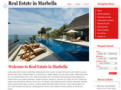 Simple real estate web template
