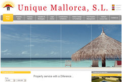 Elegante dise&ntilde;o de p&aacute;gina web inmobiliaria