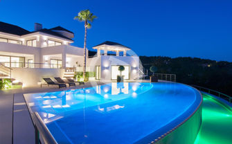 Real Estate night photography in Marbella, Málaga