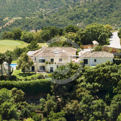 Fotografía de espectaculares vistas de villa en La Zagaleta