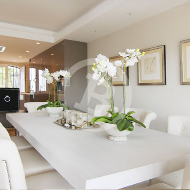 Elegant home decoration photography for interior designer in Marbella