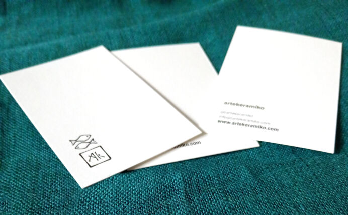 Logo and business card design for Artekeramiko, Málaga, Berlín