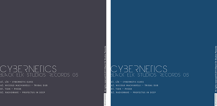 Diseño de portada del álbum Cybernetics EP