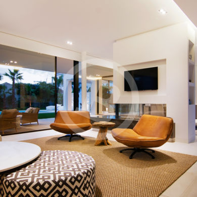 Interior real estate photography of villa in Marbella