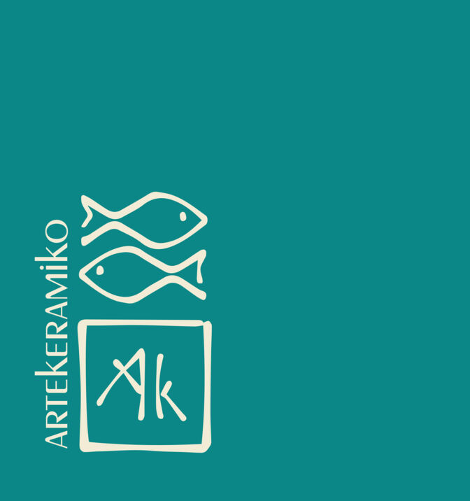 Diseño logotipo para Artekeramiko, proyecto de cerámica contemporánea en Málaga